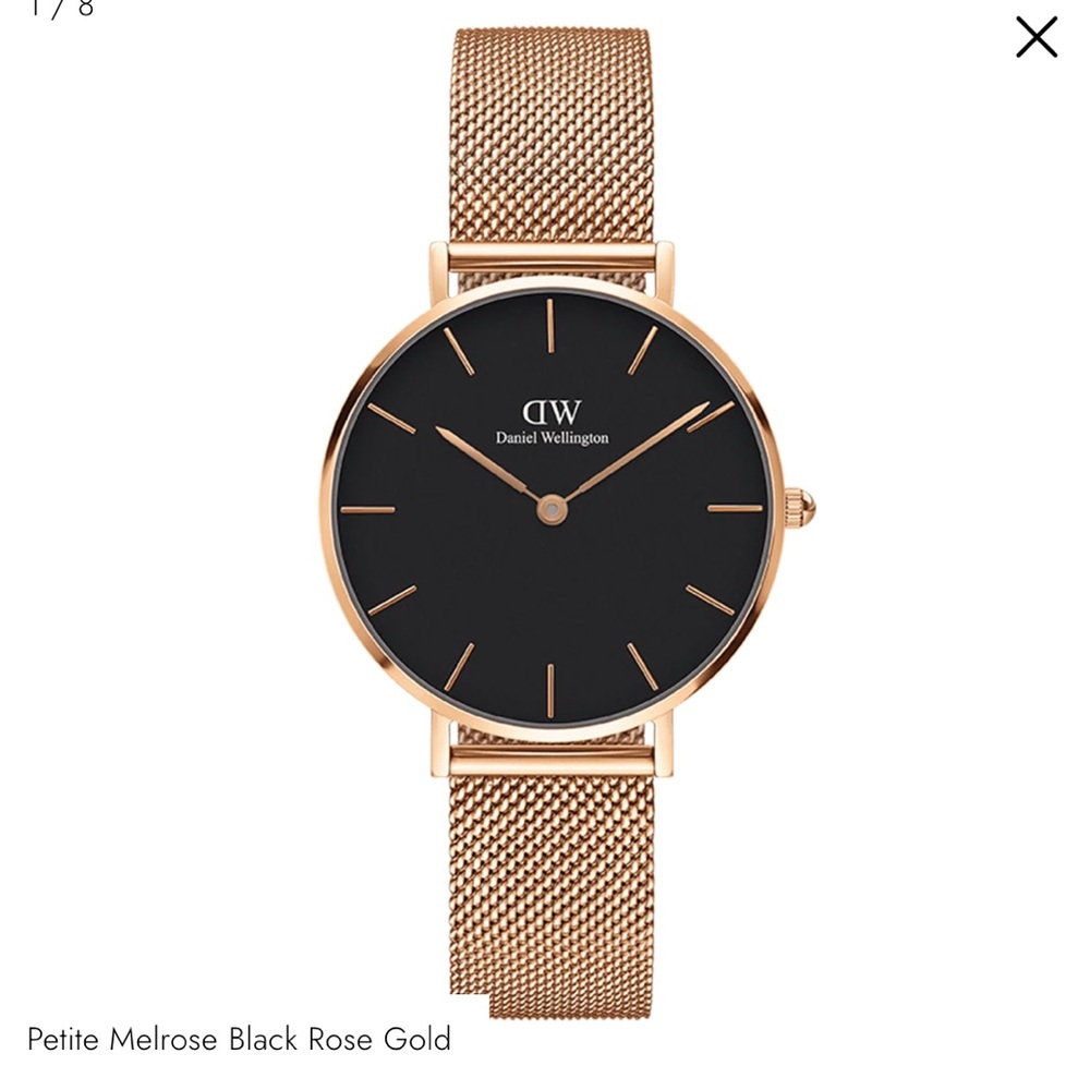 Daniel Wellington Rose Gold Mesh Watch